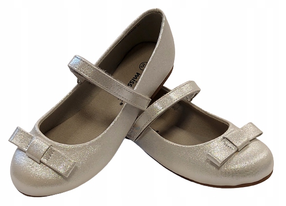 

Balerinki Białe Kokardka Rzep R 35 W 22,50 CM