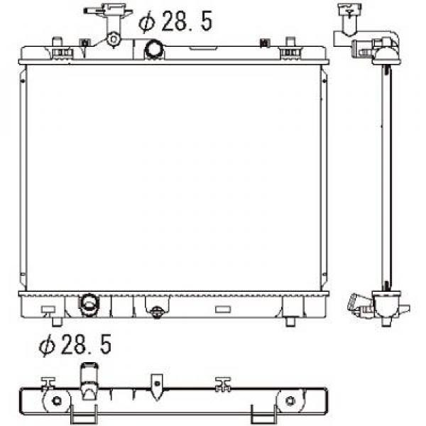 Chłodnica Suzuki Swift 1.2 Vvt Vvt