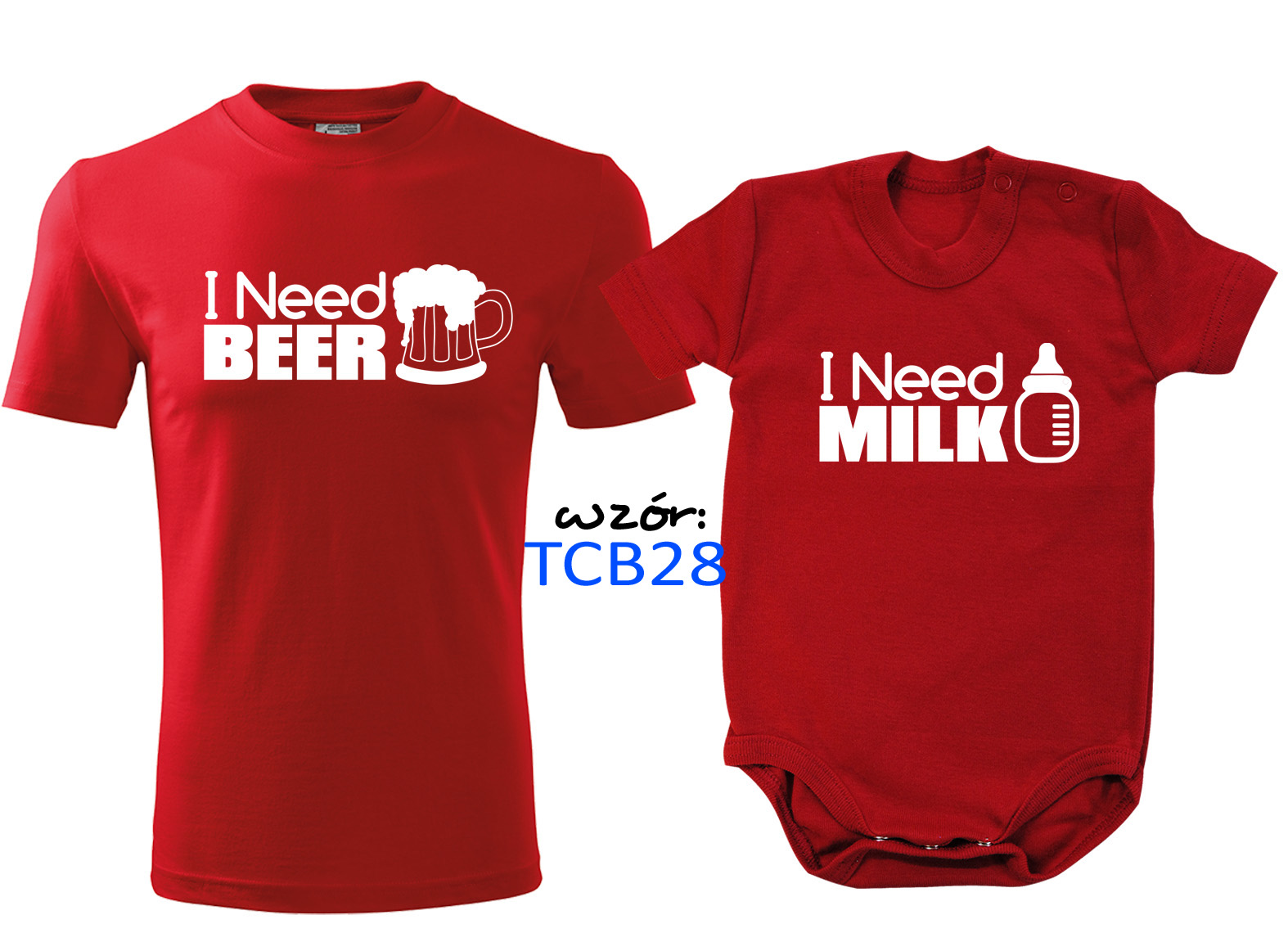 

Zestaw Męska Koszulka Dla Taty I Body Dla Córki