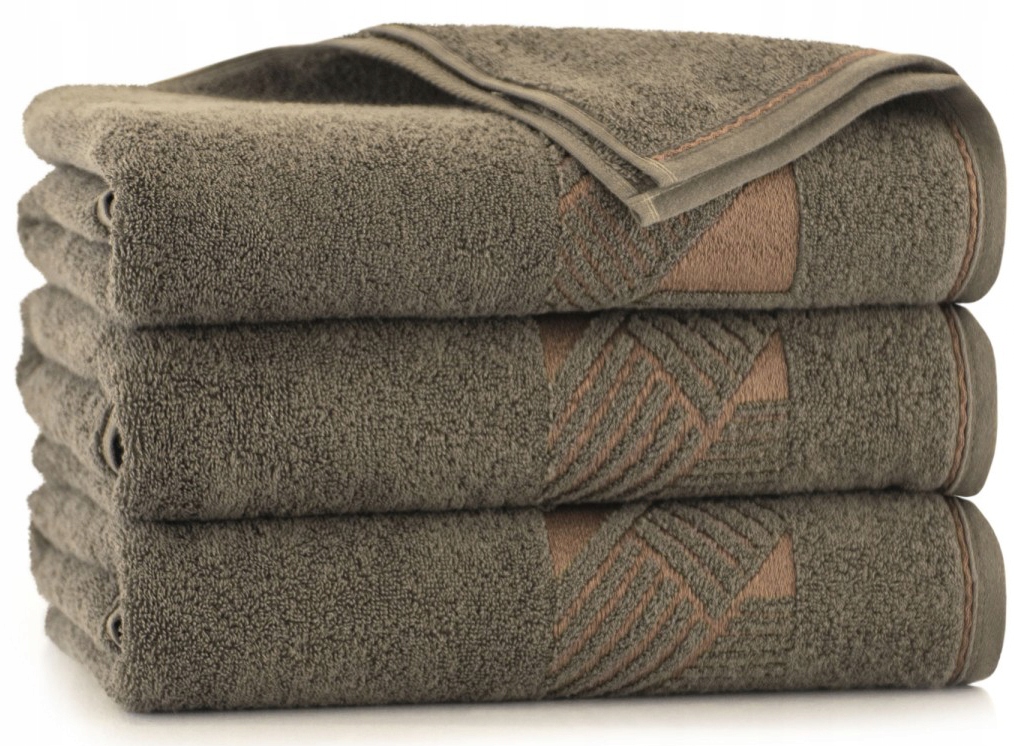 ZWOLTEX Ręcznik ENZO Brąz bawełna EGIPSKA 30x50