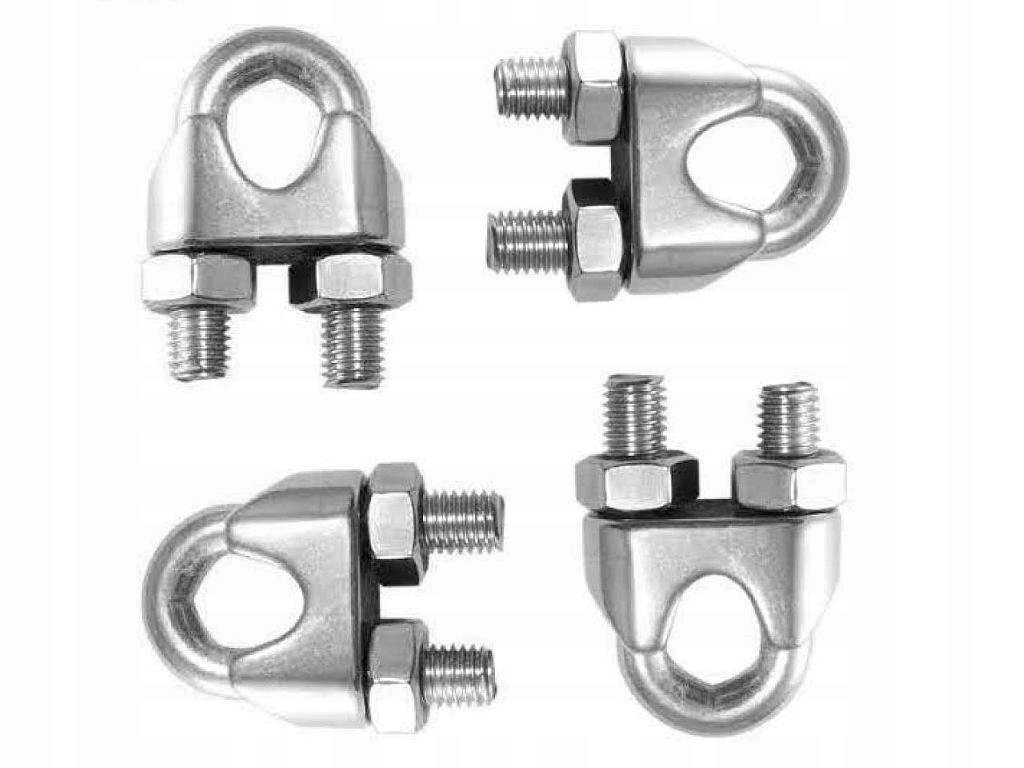 

Zestaw 4 Zacisków 5mm stal nierdzewna 316 do pomp