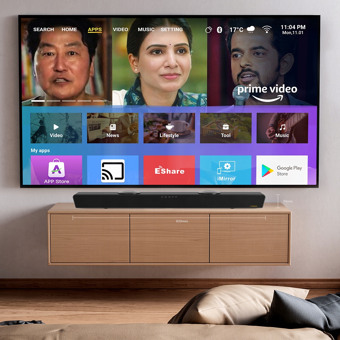 Soundbar S2RL 6x Głośnik plus Subwooferem BT Model S2RL