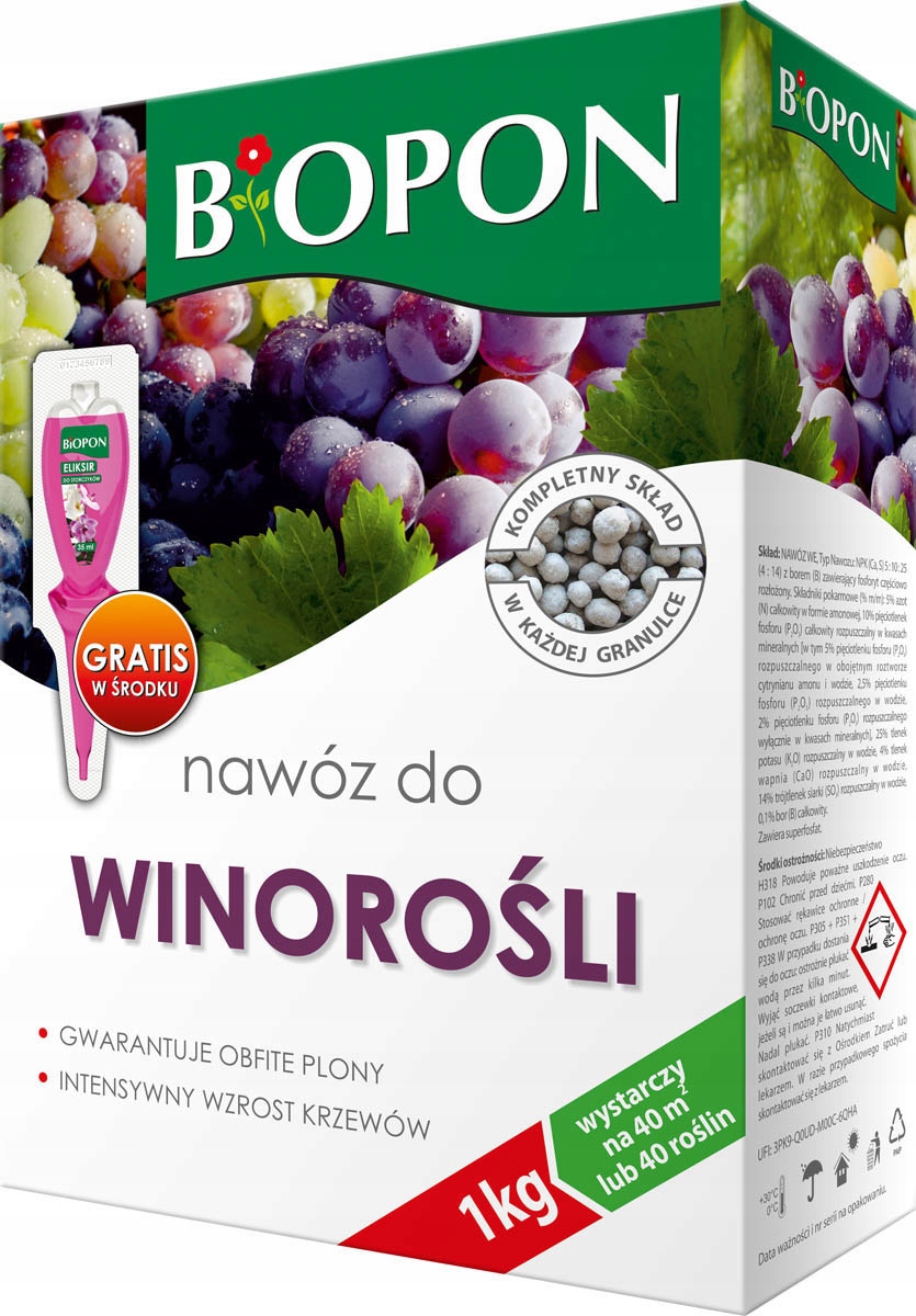 

Nawóz Do Winorośli Biopon 1kg