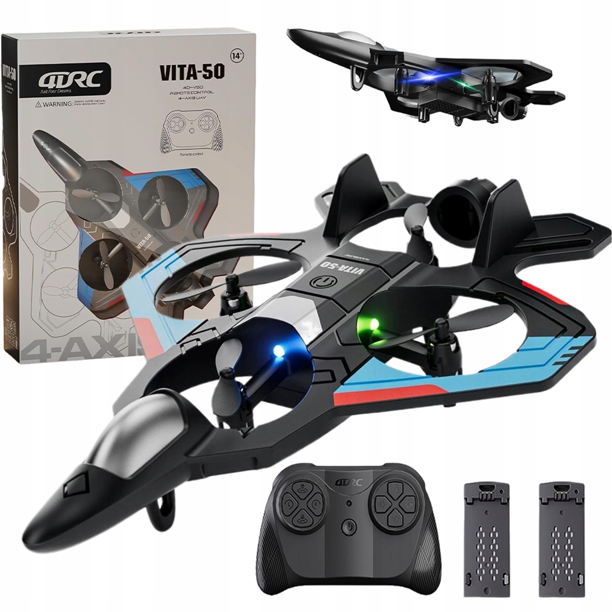 Dálkově Ovládaný Letoun Typu Headless, Odolný Proti Pádům Abs Led