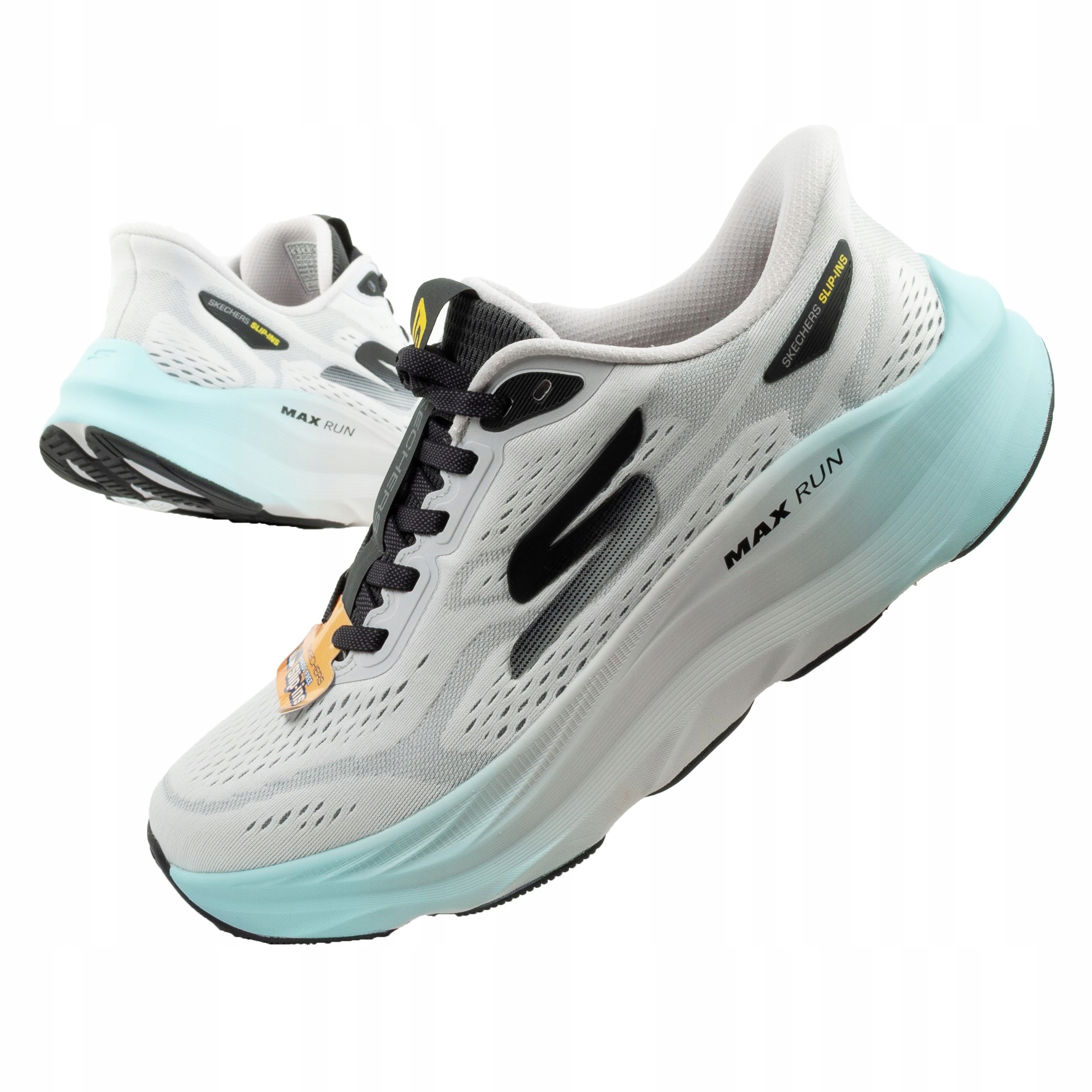 Pánské sportovní tenisky Skechers Max Run vel. 42 bílé Slip-ins