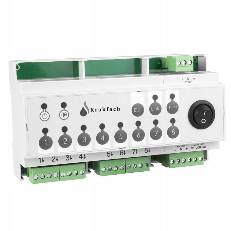 

Bezprzewodowa listwa do podłogówki Aquen Rth 8D