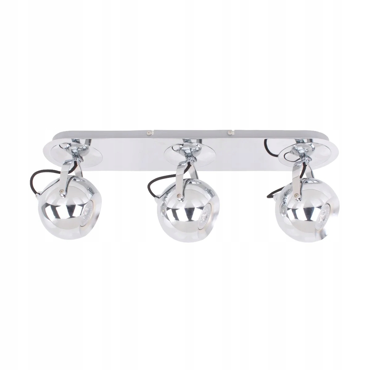 Stropní svítidlo nástěnná 3 reflektory nastavitelná chromová lišta 57 cm Italux