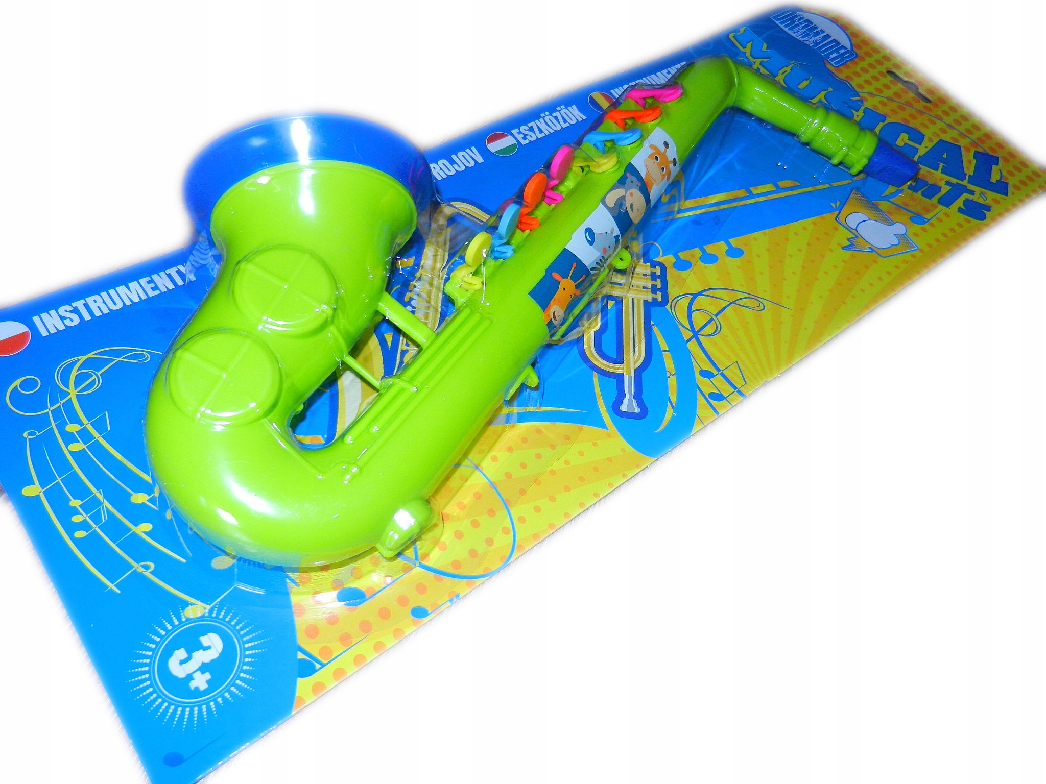 

Saksofon duży Trąbka dźwięki instrument Musical