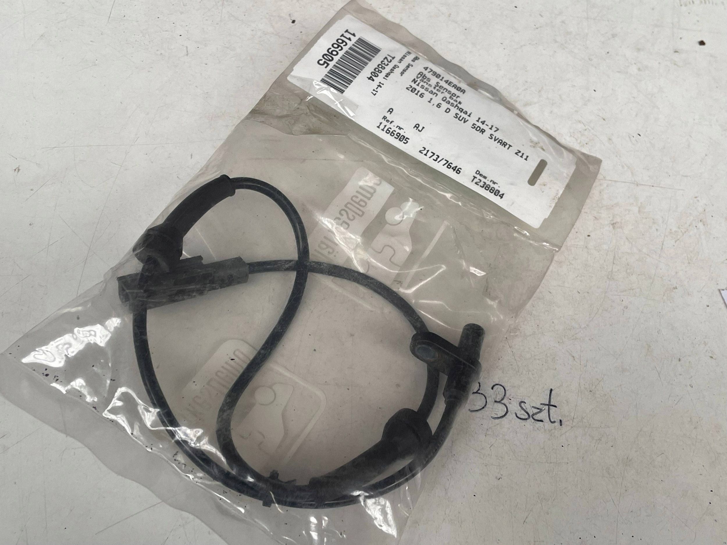 Sensor ABS heck NISSAN QASHQAI 14-17 479014EA0A @M