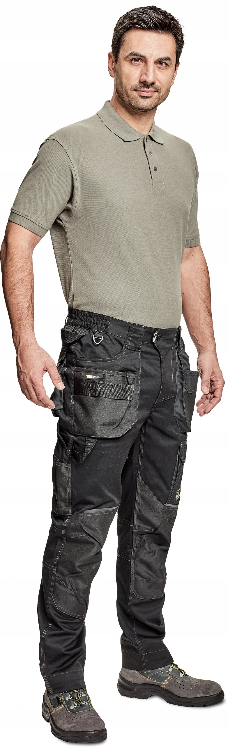 DAYBORO SPODNIE ROBOCZE OCHRONNE DO PASA roz. 52 Długość spodni długie