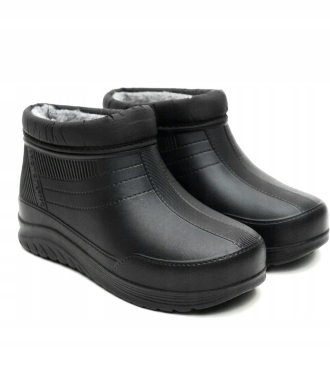 BUTY KALOSZE PIANKOWE LEKKIE gumowce botki KRÓTKIE OCIEPLANE ŚNIEGOWCE