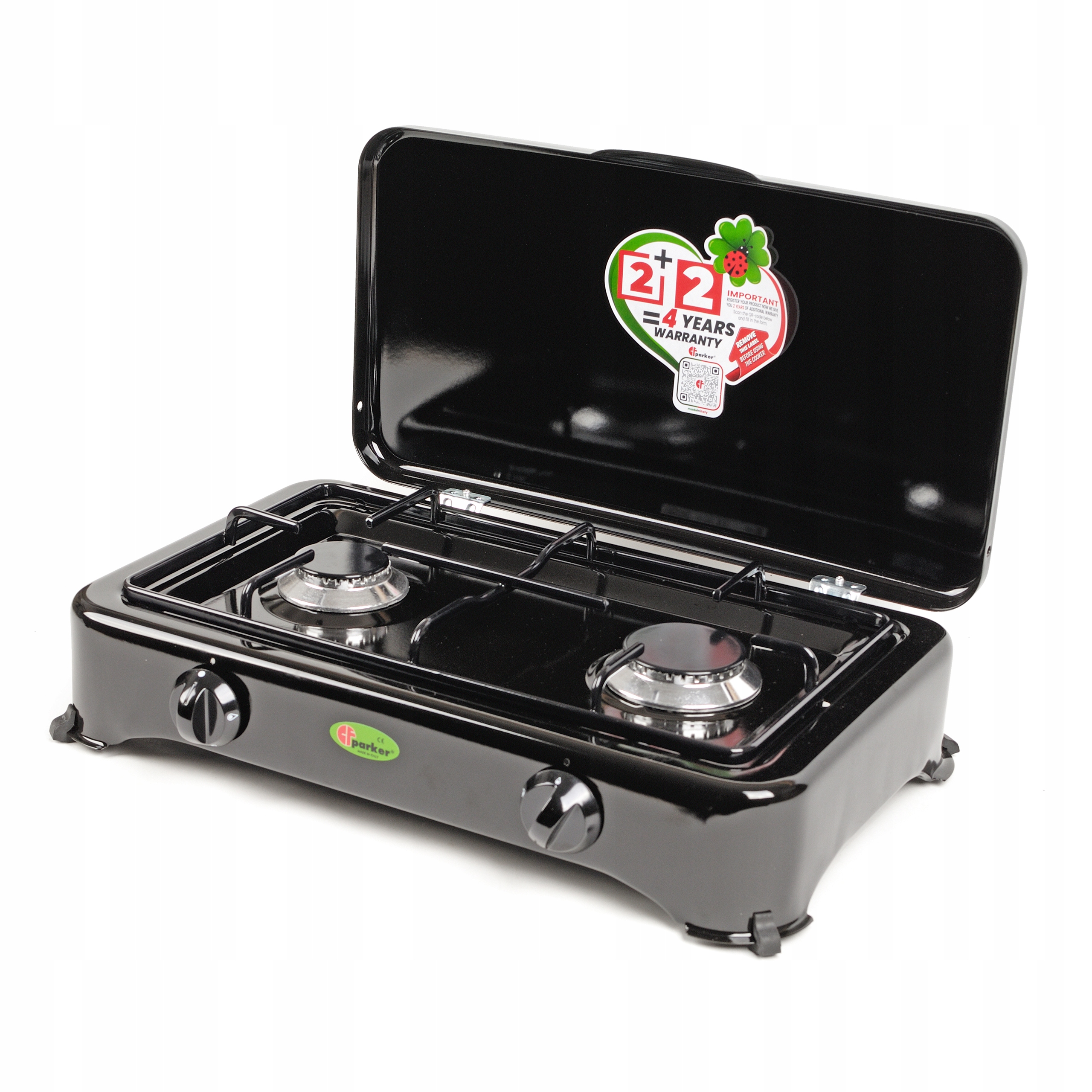 2 Palnik Kuchenka Na Propan Butan Made In Italy Czarna