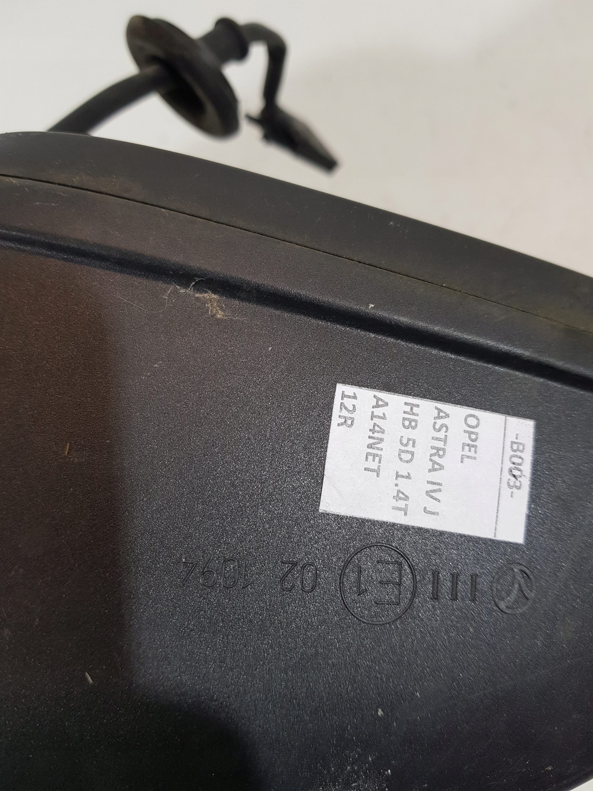 зеркало правое opel Astra J Z22A 5PIN 021094