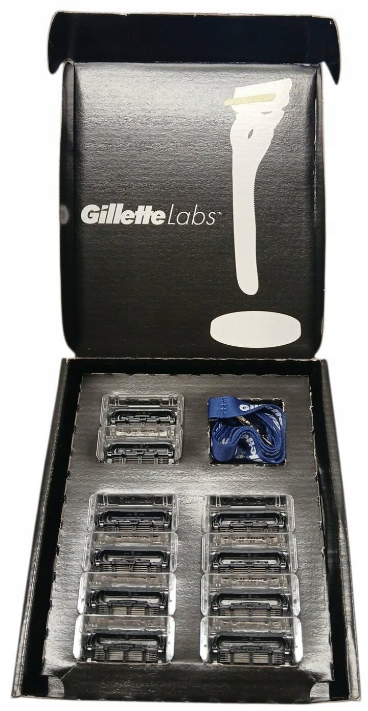 Gillette Labs 10 Wkładów Ostrza Do Maszynki Do Golenia Zawieszka