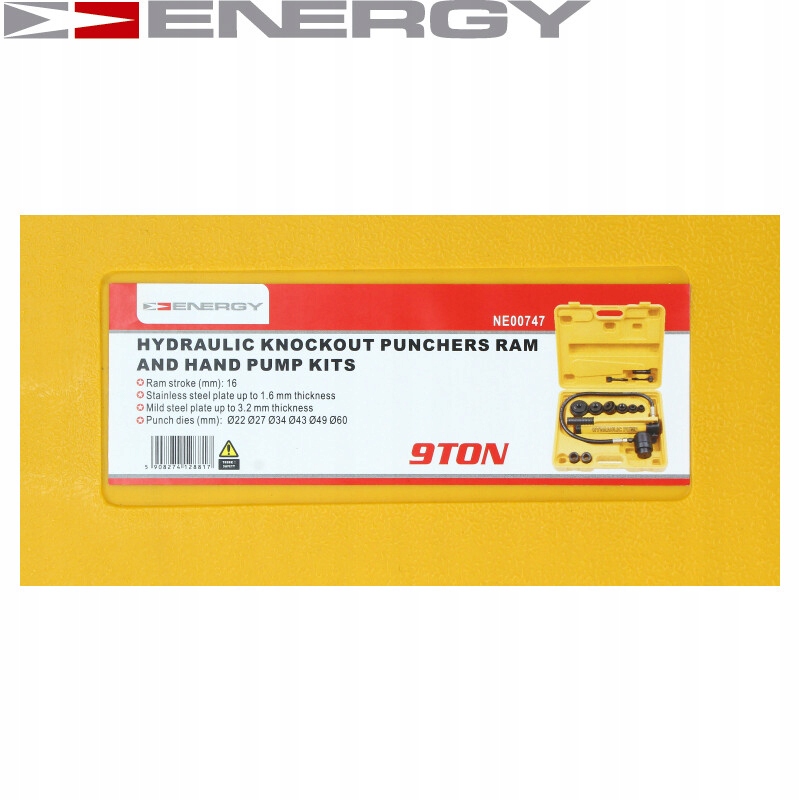 HYDRAULICZNY WYCINAK OTWOROW OTWORNICA PRASKA Producent code ne00747