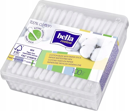 Patyczki higieniczne Bella Cotton 100 sztuk