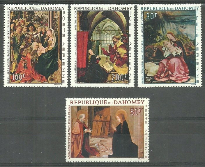 Dahomej 1967 Mi 331-334 Z podlepką *