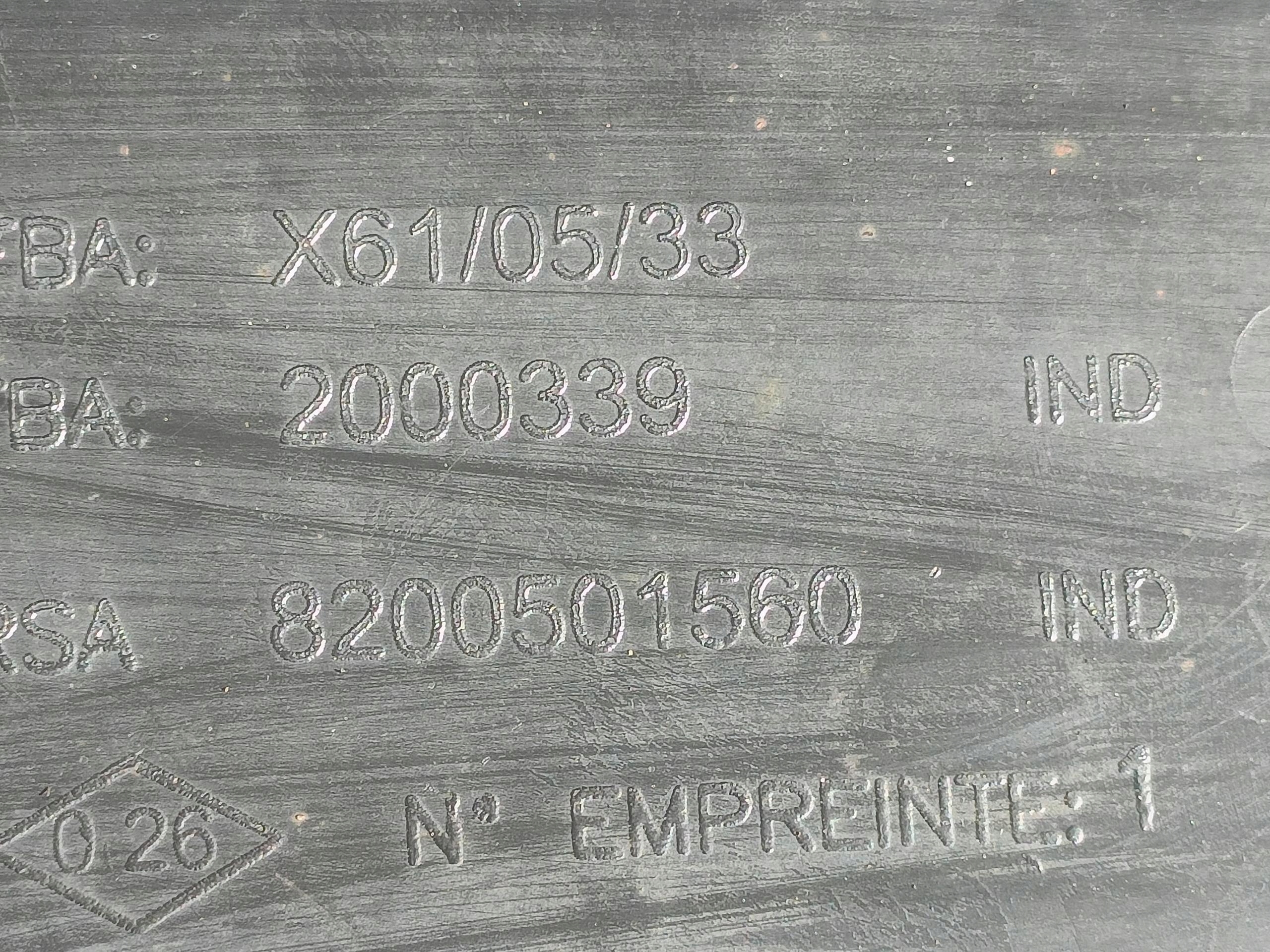 blende abdeckung abdeckung unter stoßstange RENAULT KANGOO II 08-14
