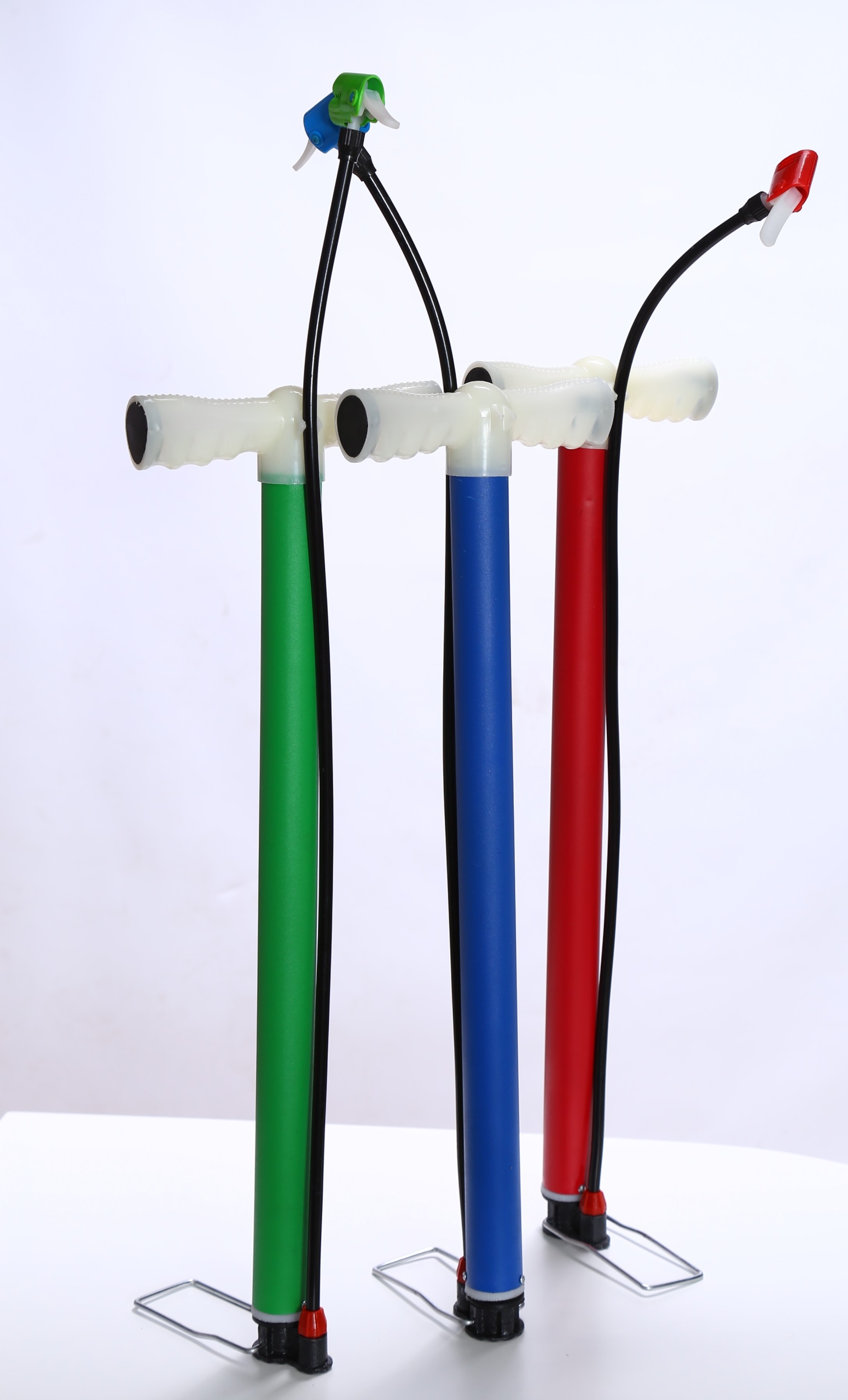 POMPKA ROWEROWA NOŻNA ALUMINIOWA RÓŻNE KOLORY 58CM