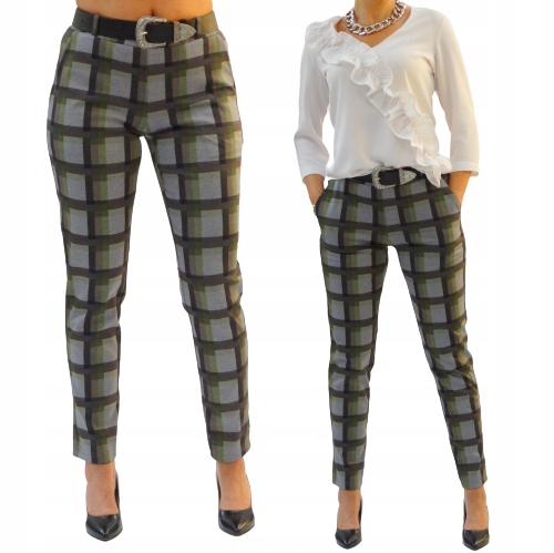 SPODNIE CASUAL CYGARETKI KRATKA r50 (34-56)