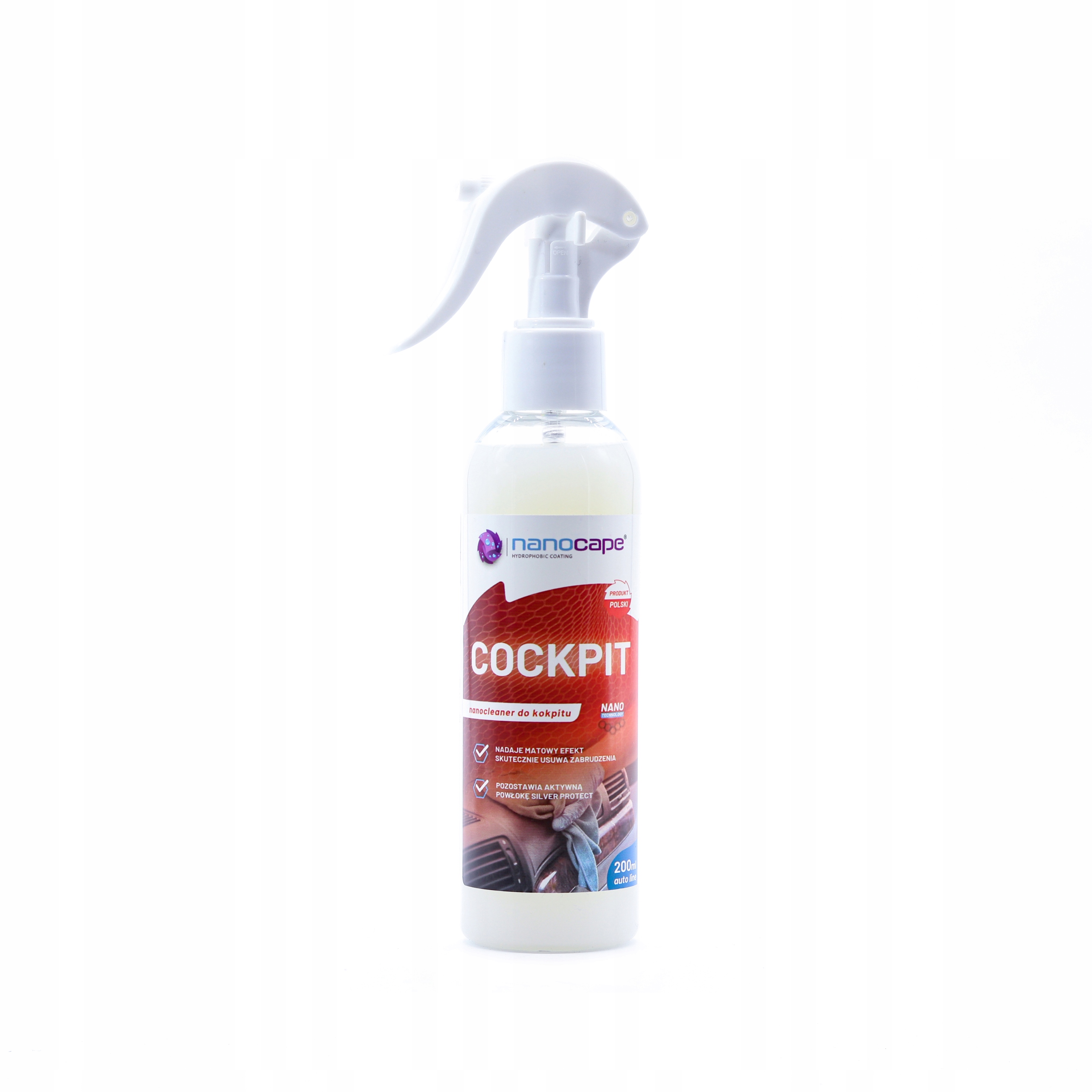 Czyszczenia kokpitu nanosrebo Nanocape 200ml