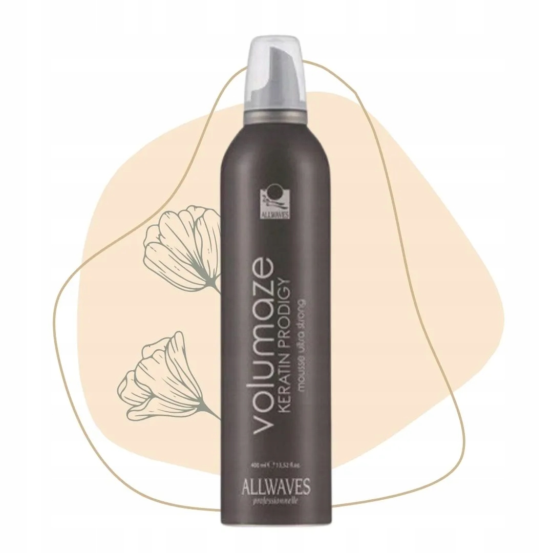 ALLWAVES Pianka z keratyną, nadająca objętości 400ml Marka Allwaves