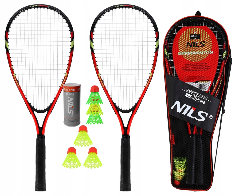 Zestaw 2 Rakiet W Pokrowcu 6 Lotek Do Gry W Speed Badmintona Crossmintona