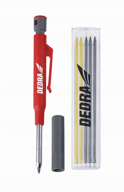 Ołówek automatyczny z rysikami, marker budowlany znacznik DEDRA M9004A