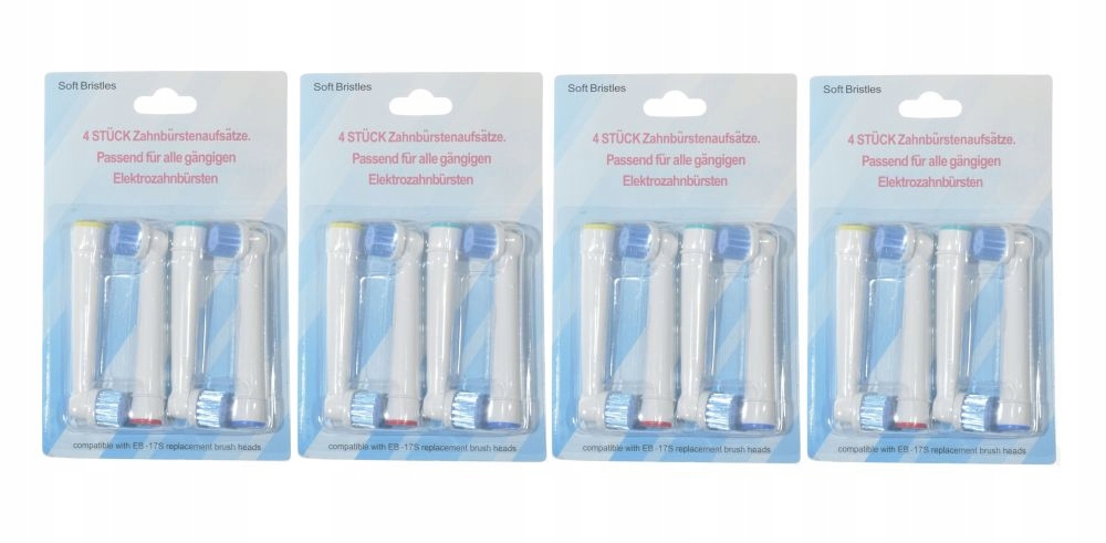 

16x Miękka Główka Końcówka Braun Oral-b Sensitive