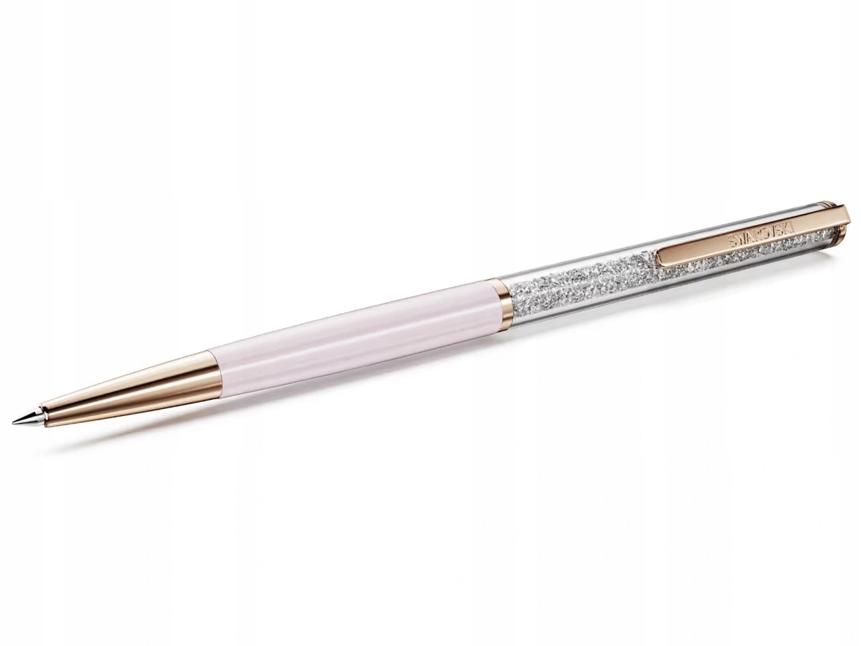 Długopis Swarovski 5709614 Crystalline Silk Różowy Z Kryształkami