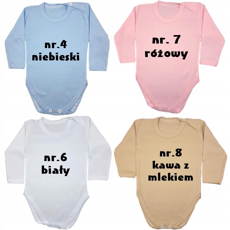 Body DŁUGI RĘKAW 100% bawełna POLSKIE 92 cm Marka Agmax