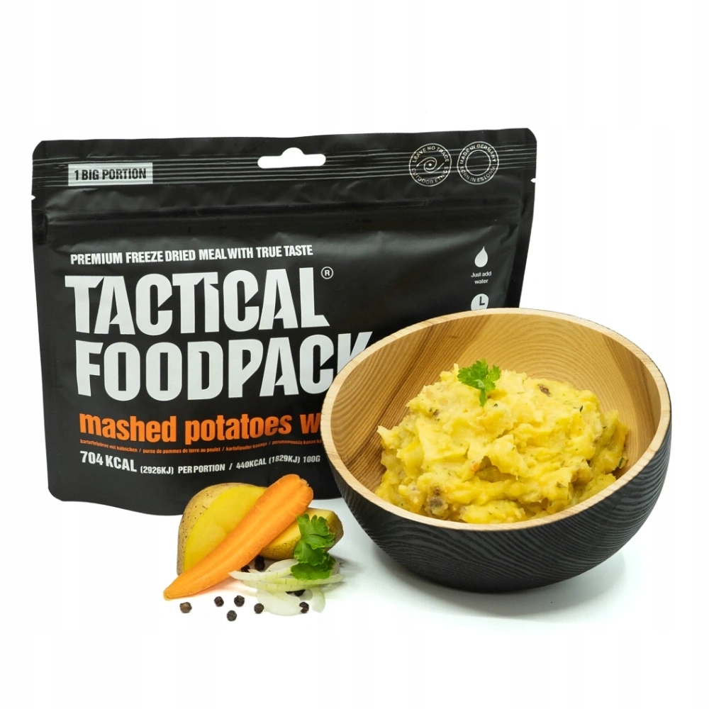 Tactical Foodpack Liofilizowana racja żywnościowa Big Potatoes Chicken 660g