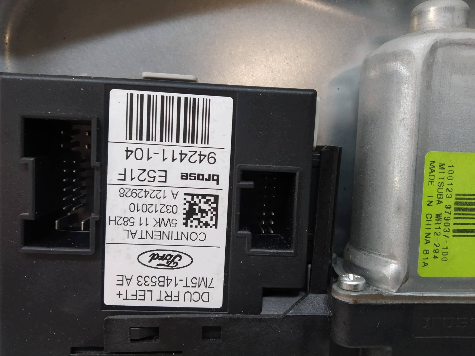 mechanism windows left front 7M51R203A29DC Ford Kuga and (2008-2012)