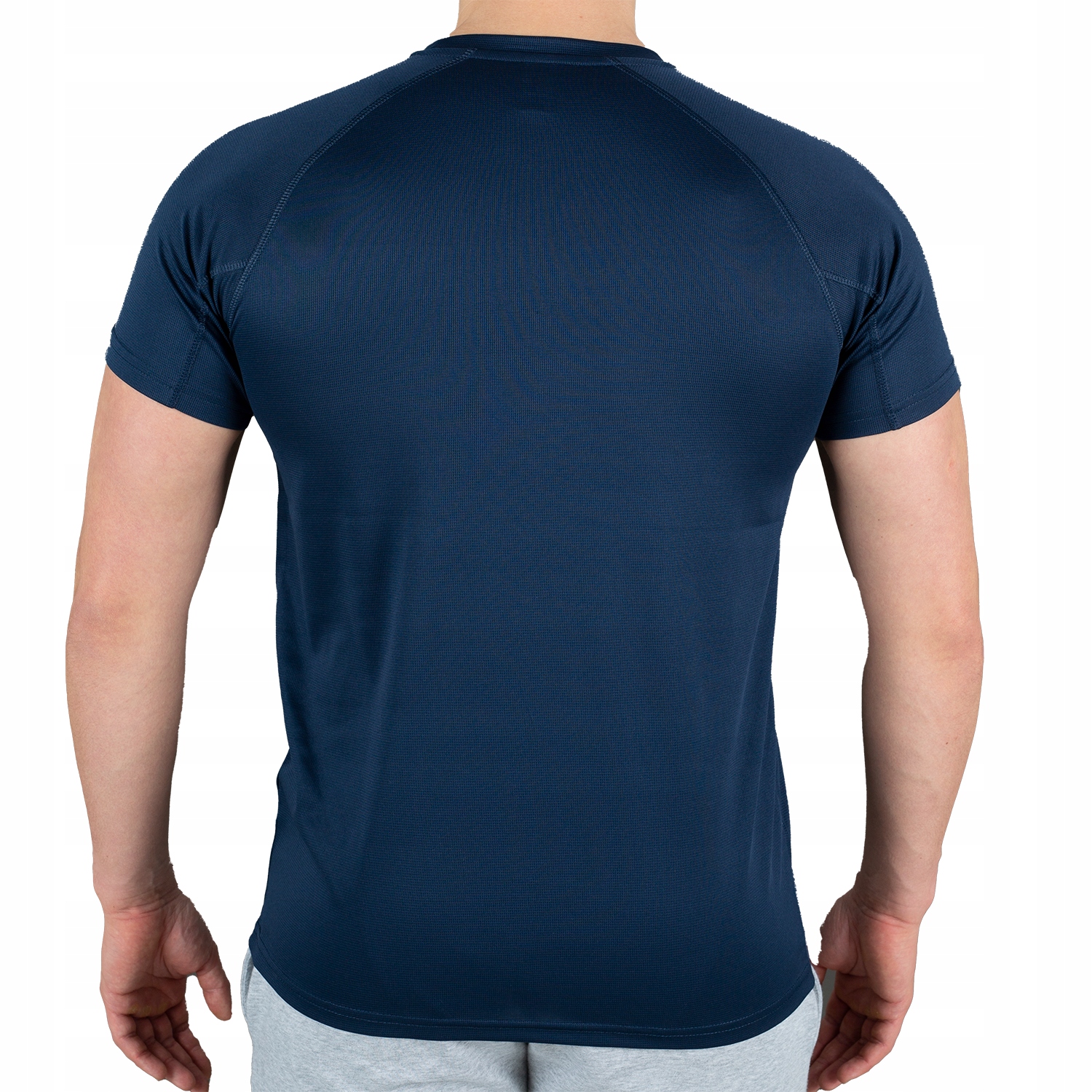 KOSZULKA DO BIEGANIA TERMOAKTYWNA NA SIŁOWNIE Dekolt okrągły