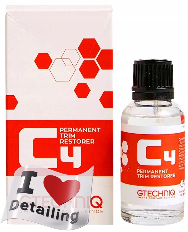 Gtechniq C4 Permanent Trim Povlak Plast 30 ml