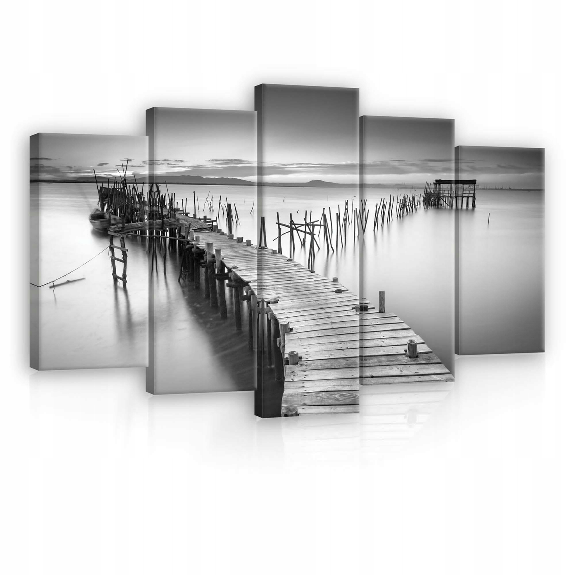 Obraz 100x60 Staré molo most voda moře jezero klid ticho příroda