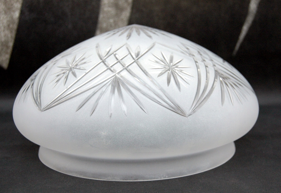 Klosz kryształowy szlifowany do lamp mosiężnych