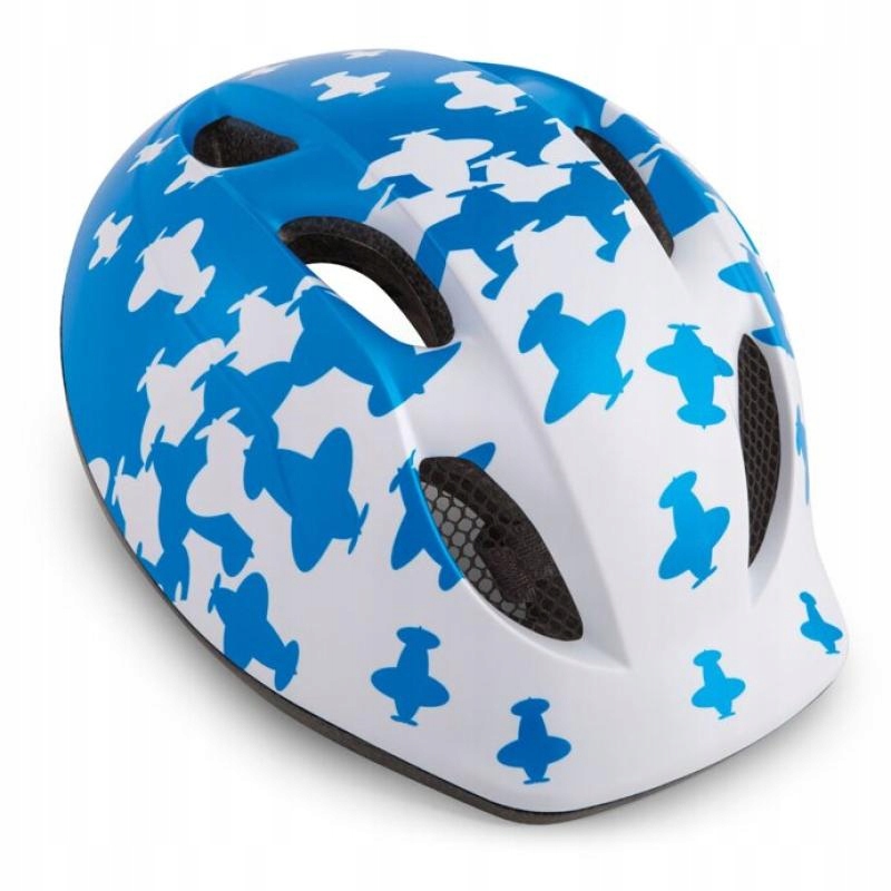 Met Přilba Buddy 52-57 cm dětské modrá vzor letadla