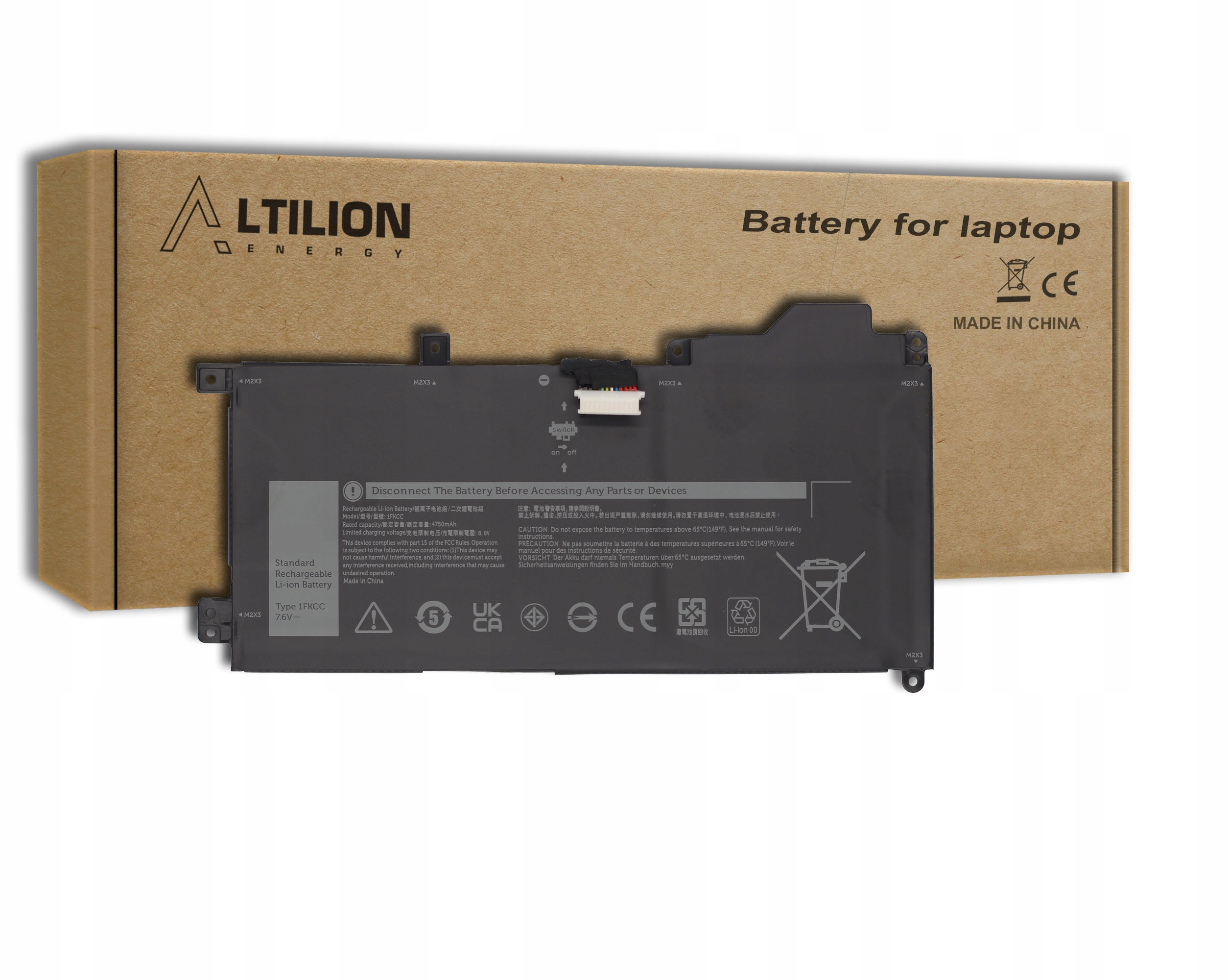 Baterie Altilion Energy 1FKCC kompatibilní s Dell