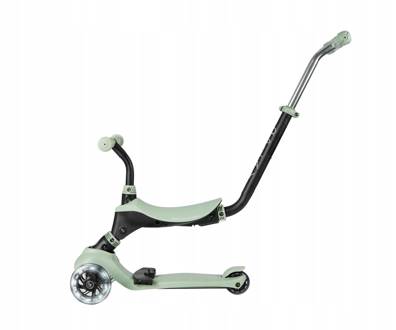 Hulajnoga Qplay Sema Pro 3W1 Green Trójkołowa Składana Dla Dzieci 12-72m