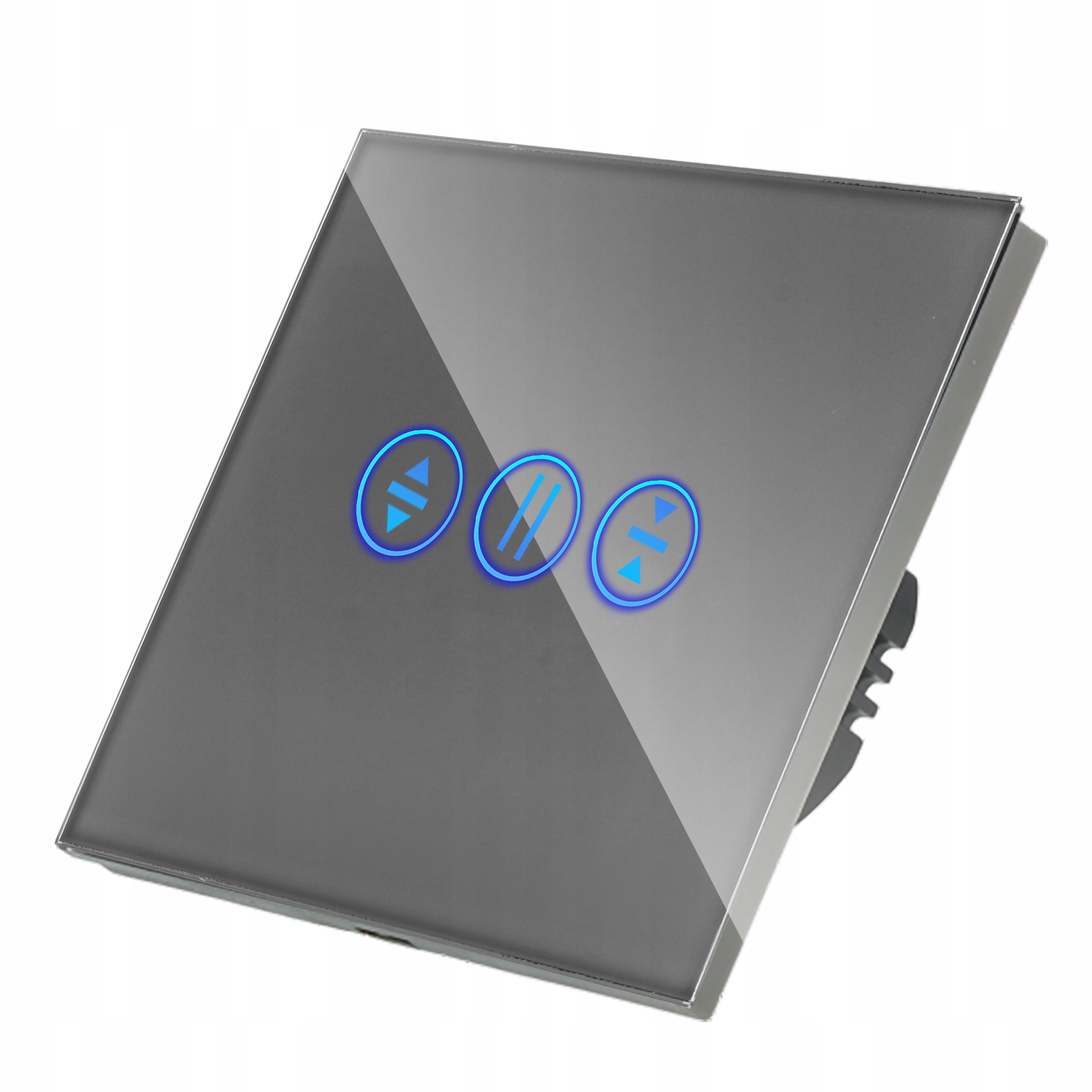 Dotykový spínač Roleta Žaluzie roletami žaluziemi Šedá s Podpěrou