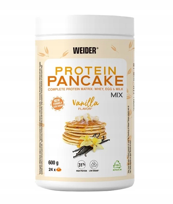 Weider Protein Pancake Mix, vanilka 600 g