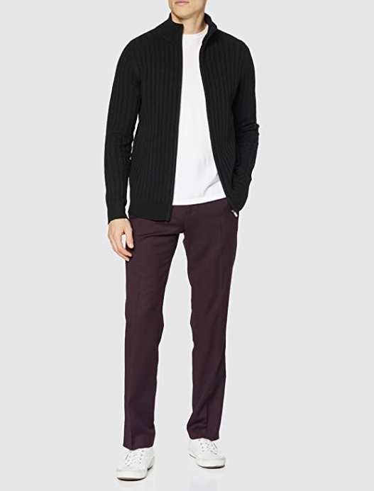 

Formalne spodnie męskie o regularnym kroju pas 94