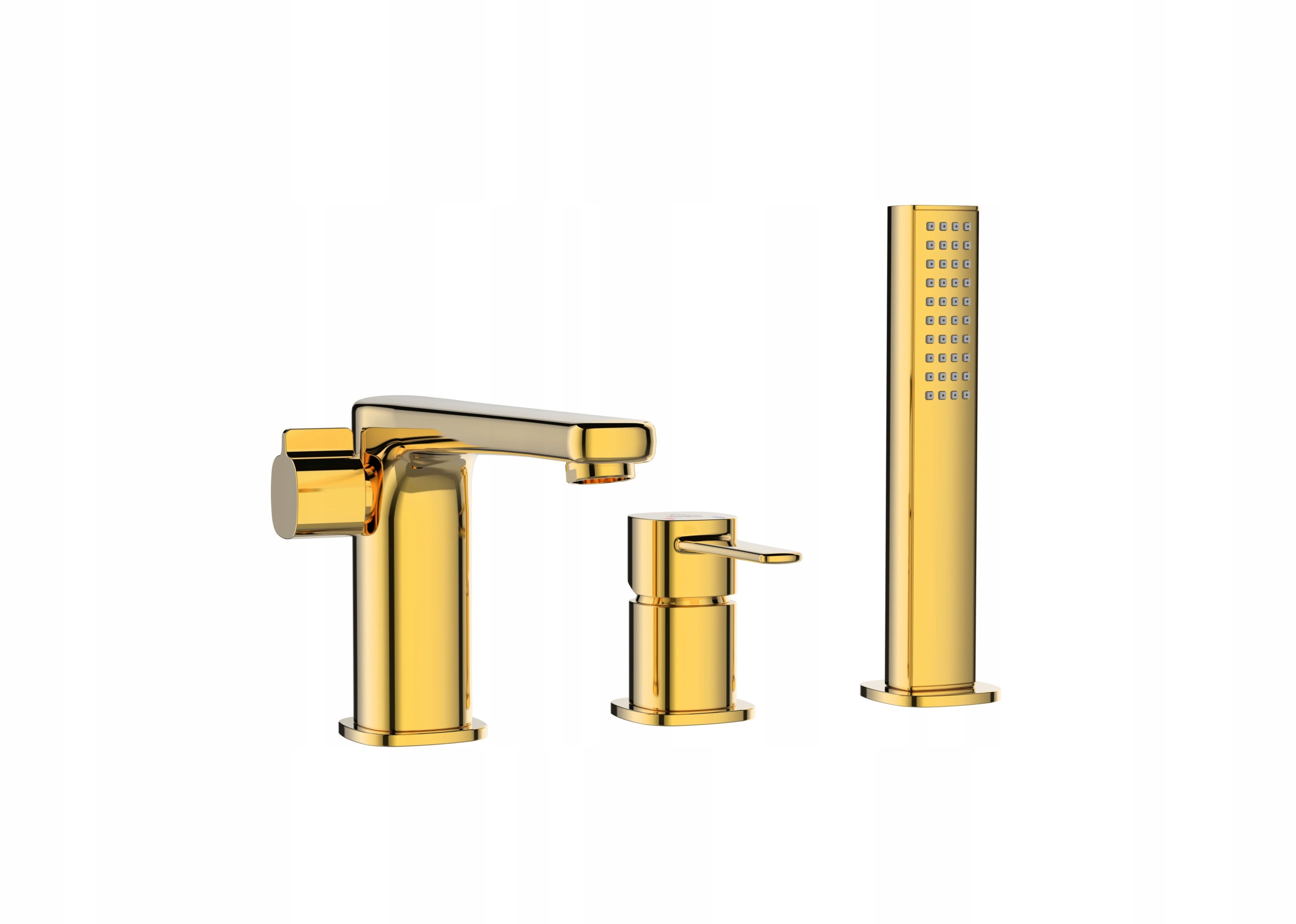 Stojanková Vaňová Batéria 3-OTVOROVÁ Zlatá Vaňová Batéria Invena Glamour