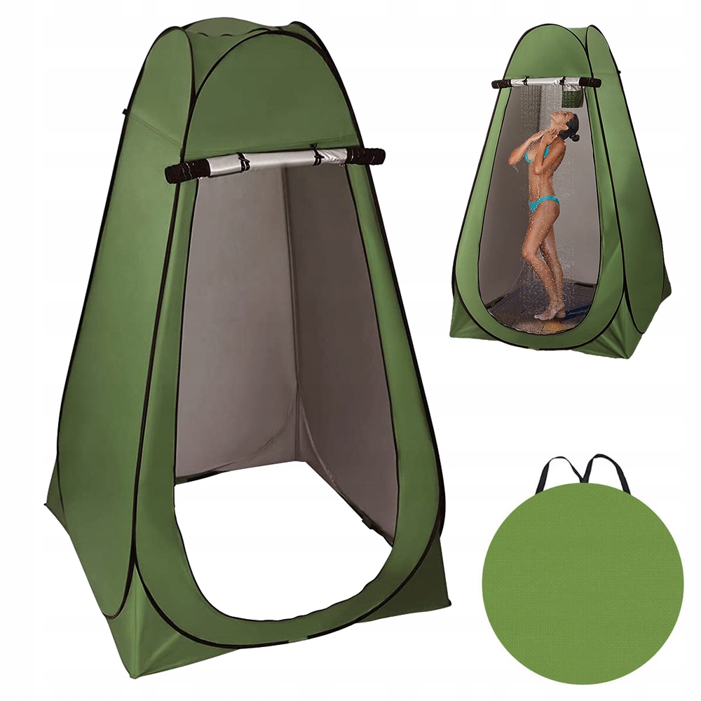 Přenosná Převlékárna Stan Popup Plážový Sprchový Kout Toaleta 190x150 cm