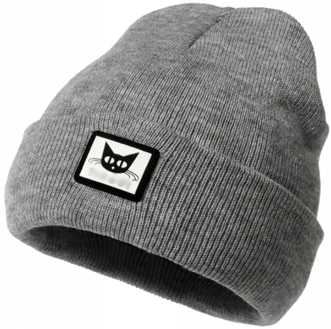 

Czapka ciepła zimowa jesienna kot damska beanie