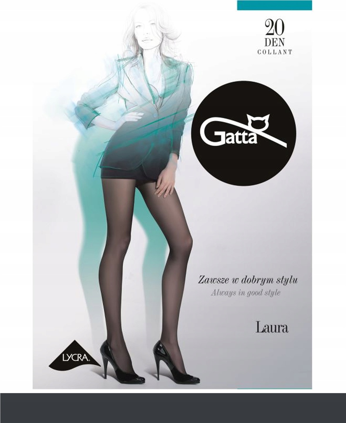 

Gatta Laura 20 Rajstopy damskie wz.00/3-M/Grafit