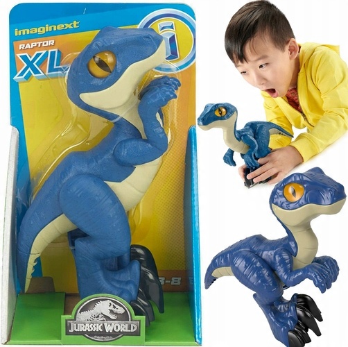 

Duża Figurka Dinozaur Jurasic World Raptor XL 24CM