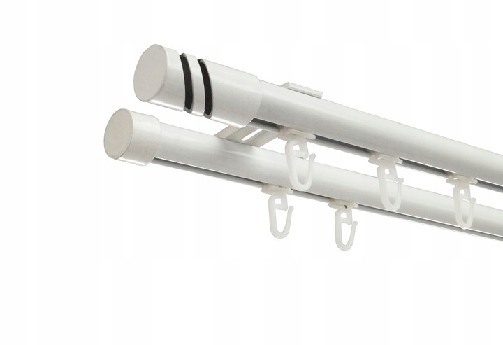 KARNISZ ALUMIIOWY PODWÓJNY 350 cm Marka FajnyDom