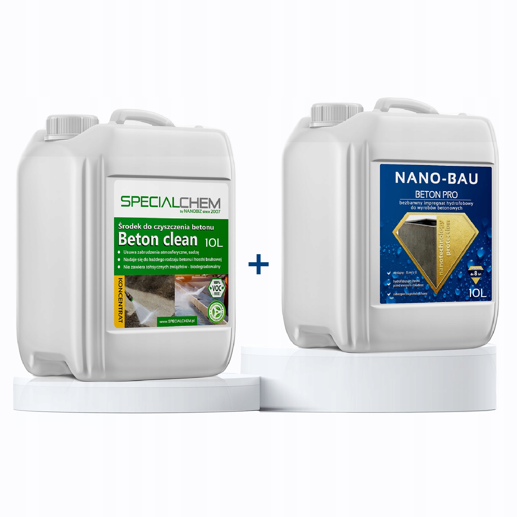 Sada pro Betonu Nano-Bau Beton Pro 10L Specialchem Beton Cleaner 10L